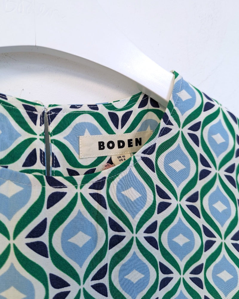 BODEN Easy Printed Top UK 10