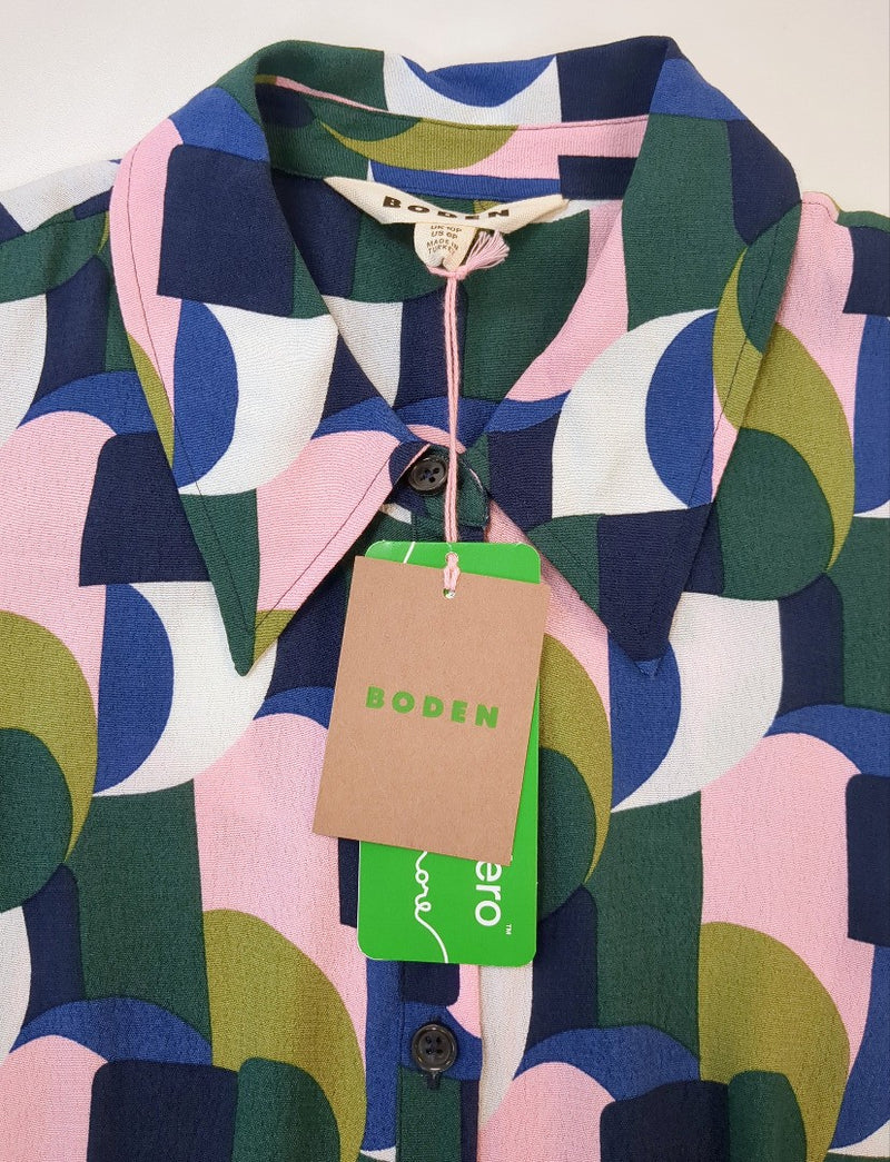 BODEN Flo Midi Shirt Dress UK 10P