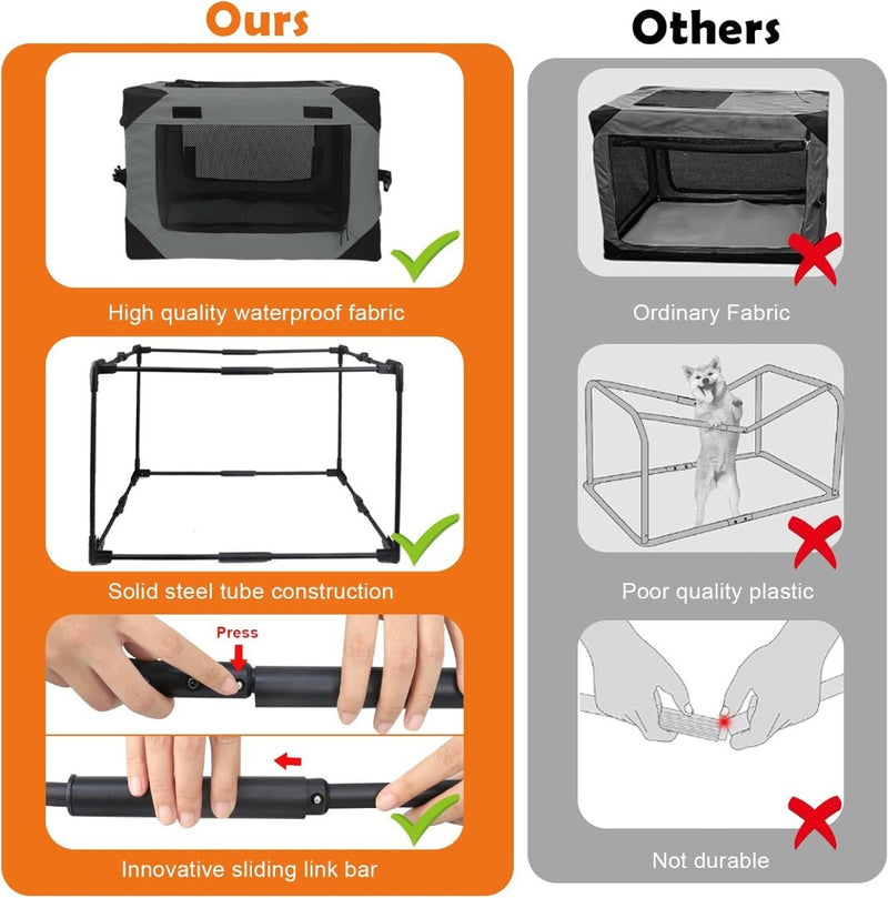 Dog Travel Crate Medium Carrier