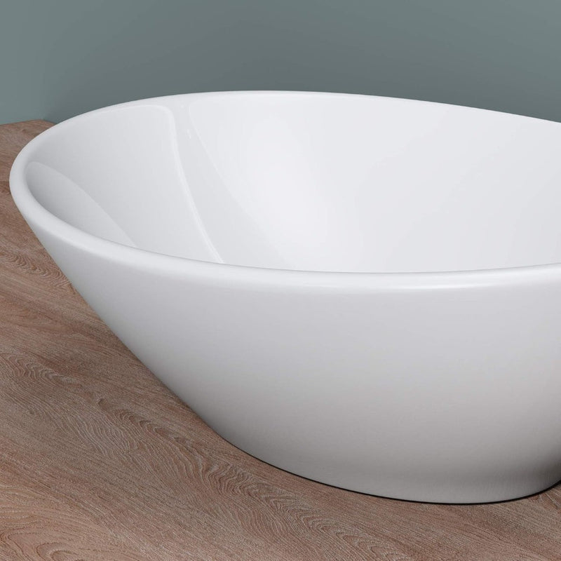 Sink Vessel 41 x 33 x 14cm Countertop Oval