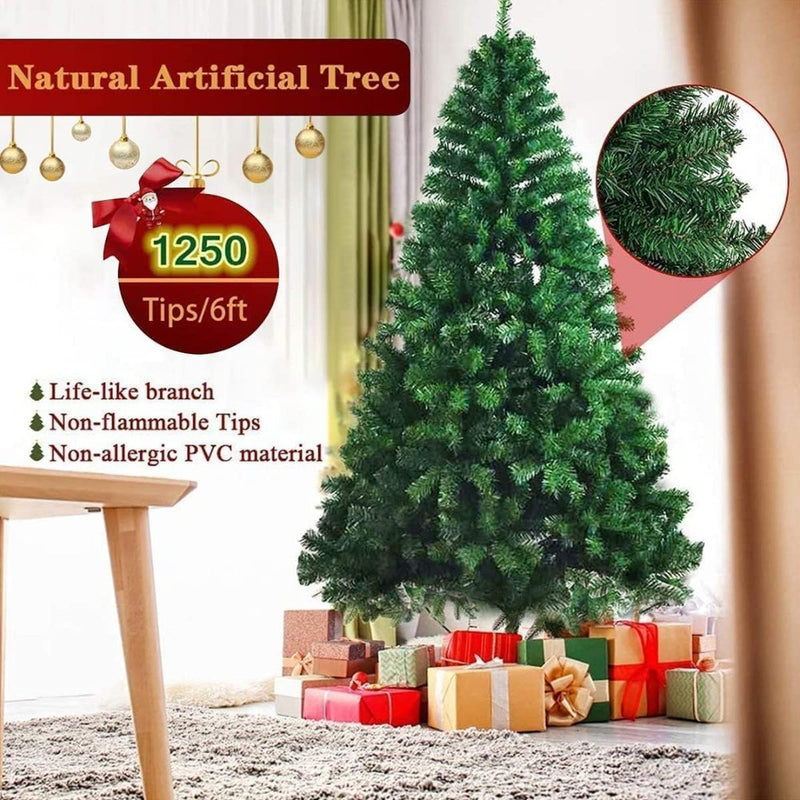 Artificial Christmas Tree, 6ft Holiday  Accessories