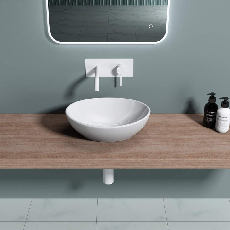 Sink Vessel 41 x 33 x 14cm Countertop Oval