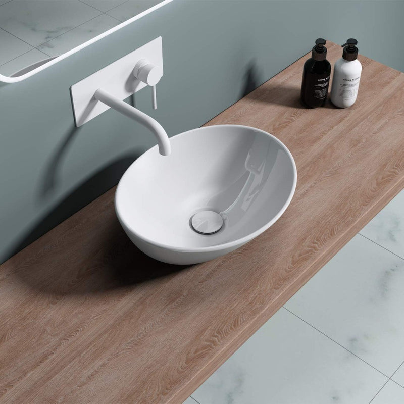 Sink Vessel 41 x 33 x 14cm Countertop Oval