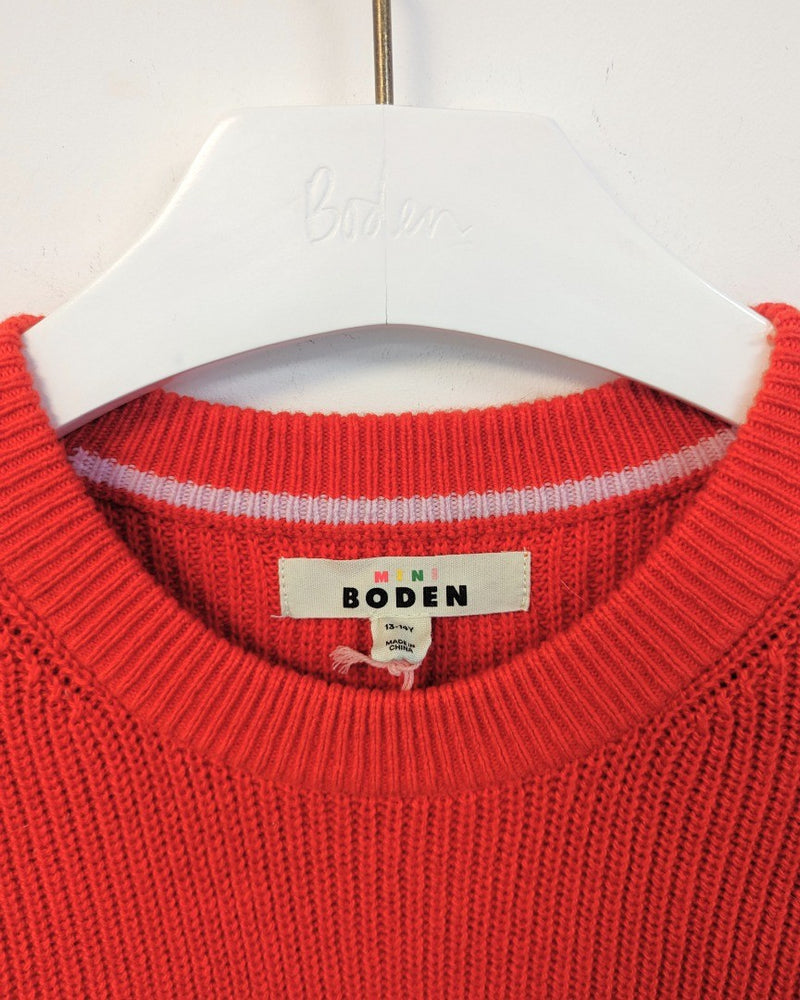 MINI BODEN Stripe Knitted Jumper Age 13-14 Yrs