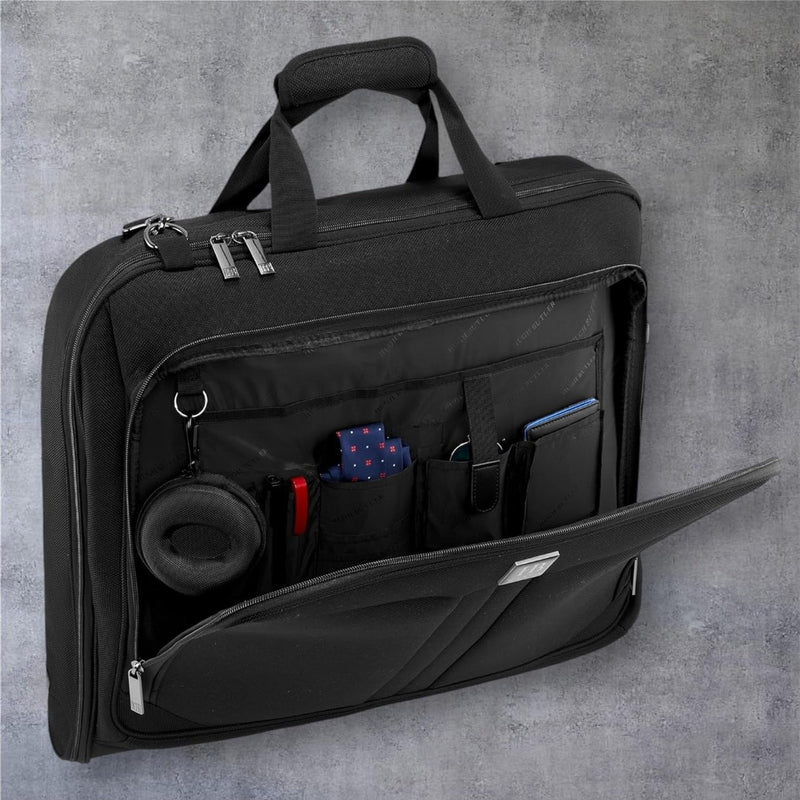 Suit Bag Travel Garment Bag Black Luggage Carrier