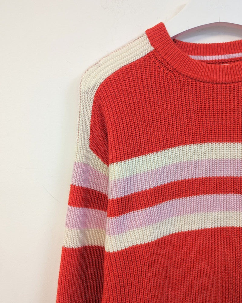 MINI BODEN Stripe Knitted Jumper Age 13-14 Yrs