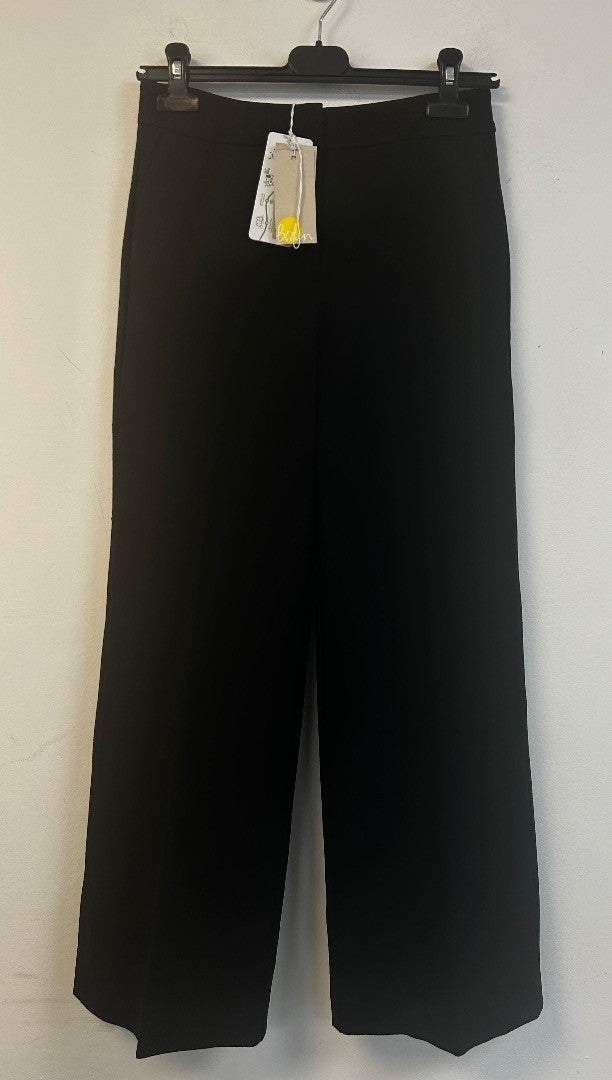 BODEN Westbourne Ponte Trousers UK 8P Petite Black NWT T0266