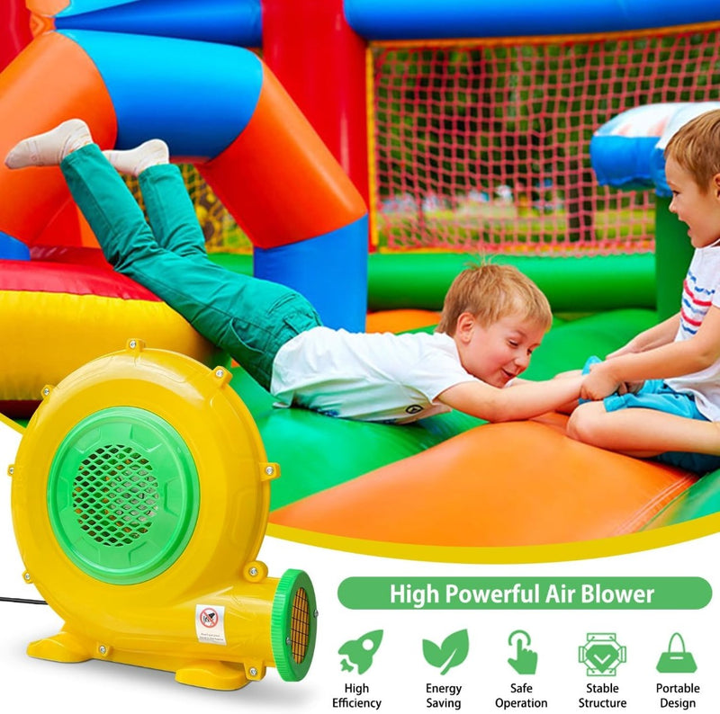 370w Inflatable Bouncer Blower, Air Blower For Bouncy Castle For Garden Backyard