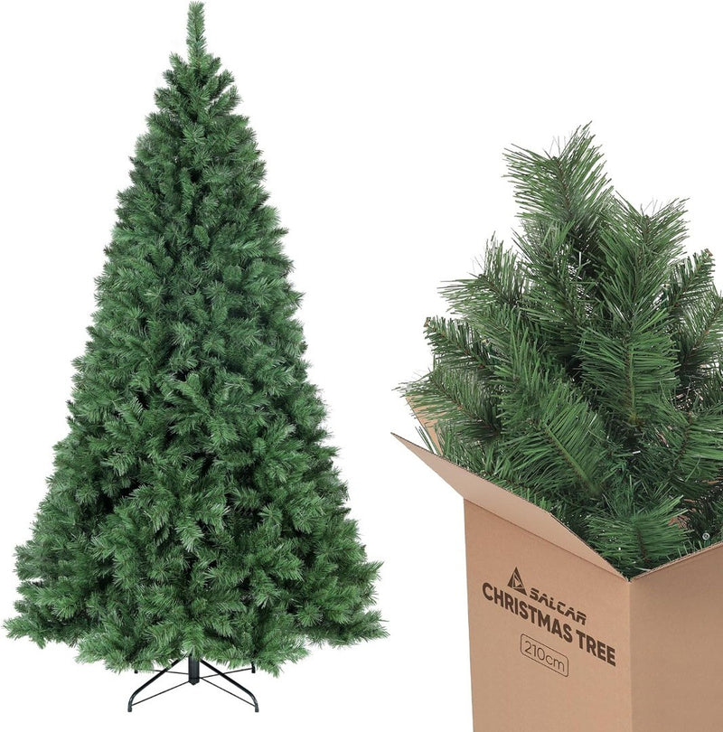 7ft Christmas Tree Artificial Metal Stand Decor