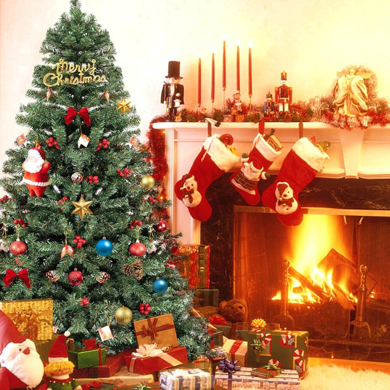 Artificial Christmas Tree 6' 1250Branch Tips 6 Different Decor