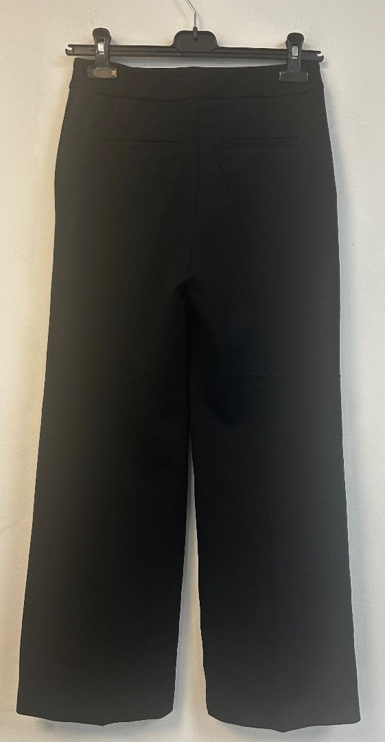 BODEN Westbourne Ponte Trousers UK 8P Petite Black NWT T0266