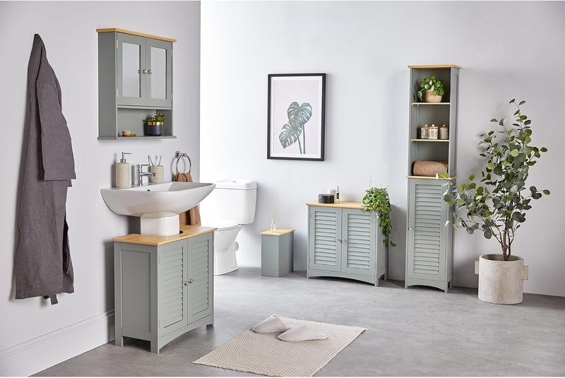 Bathroom Cabinet 23D x 34W x 166H cm Shaker