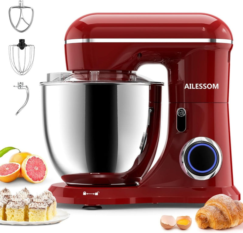 AILESSOM 3-IN-1 Electric Stand Mixer Green