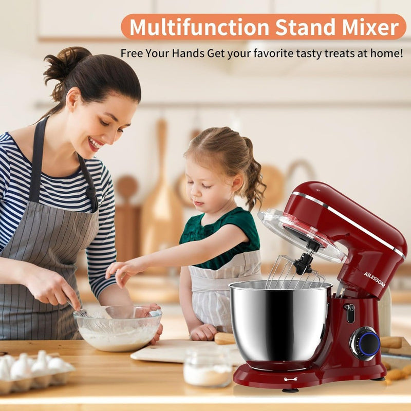 AILESSOM 3-IN-1 Electric Stand Mixer Green