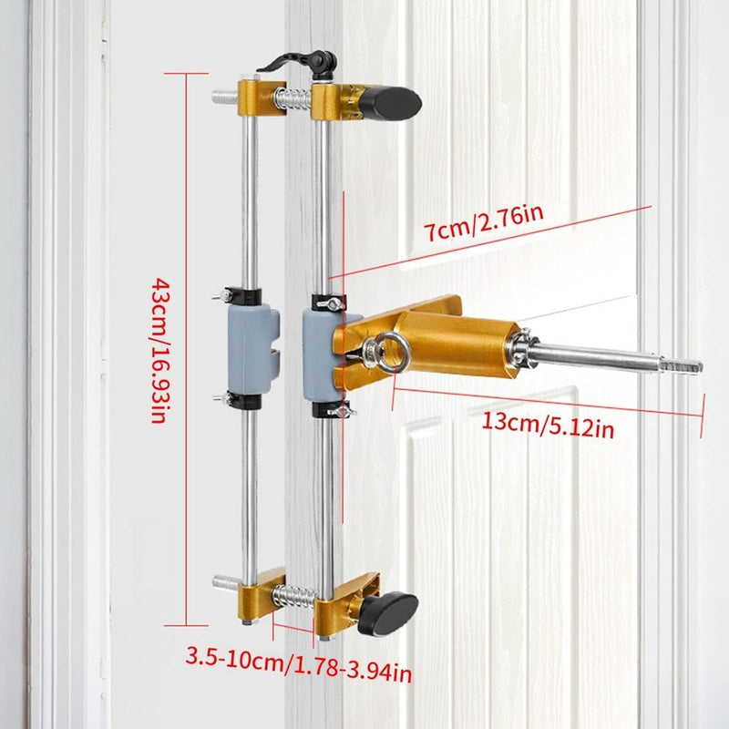 Doors Lock Mortiser Jig for Installing Lock Hole Opener Kit, 18mm 22mm 24mm Door