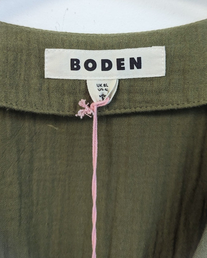 BODEN Eve Double Cloth Midi Dress UK 8L