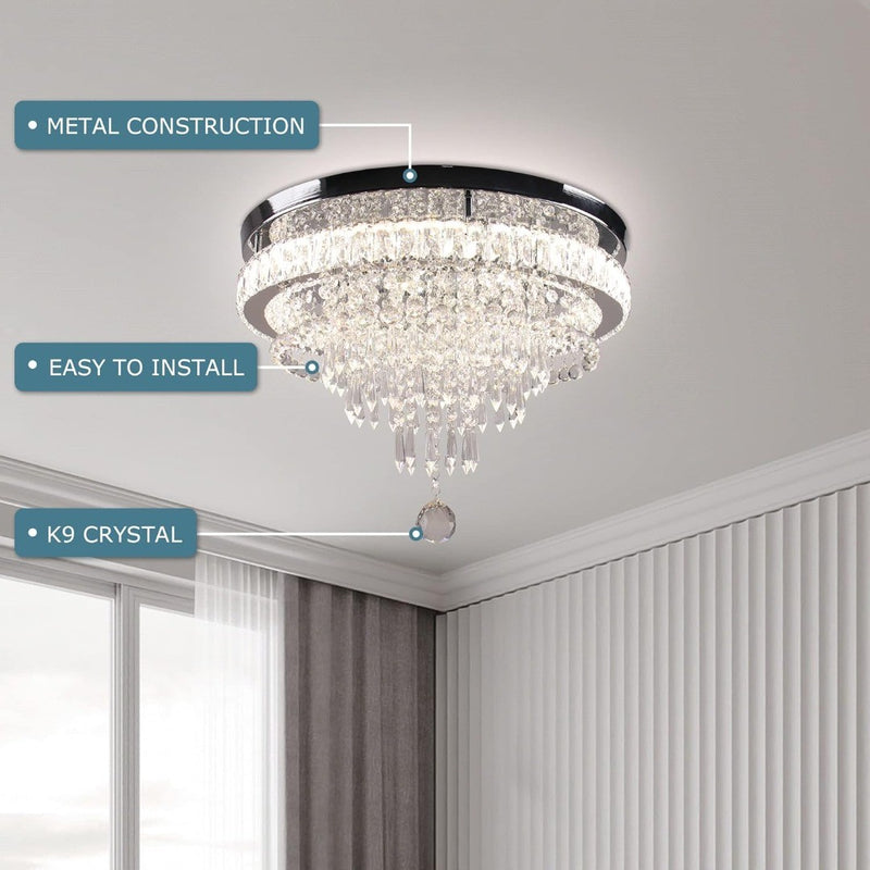 Crystal Chandelier Ceiling Light