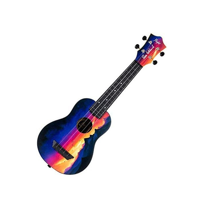 Soprano Travel Ukelele with Gig Bag Sunset 1 PCS