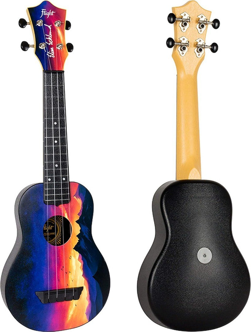 Soprano Travel Ukelele with Gig Bag Sunset 1 PCS