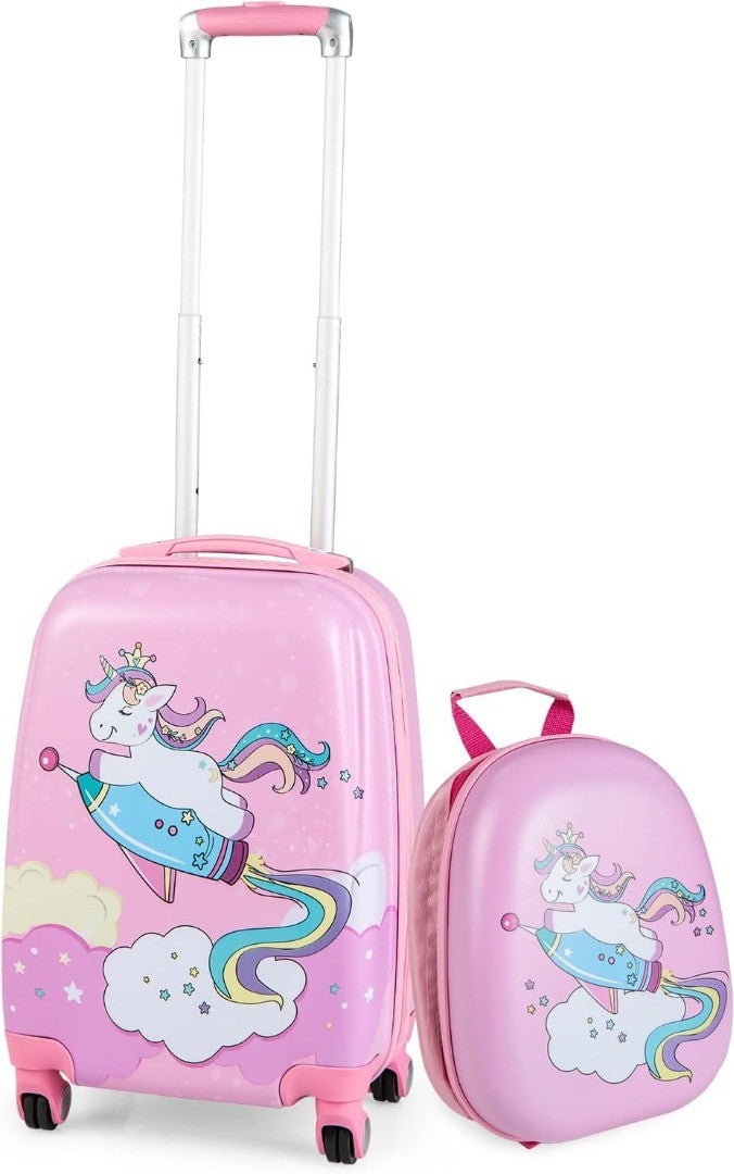 Unicorn Luggage Set 2 Piece 12" & 18"