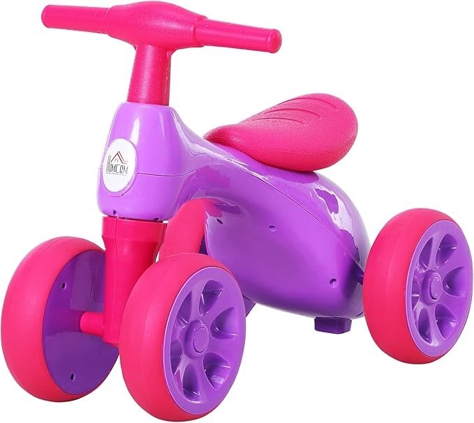 Baby Balance Bike Toddler Training Walker Smooth Rubber Wheels Ride on Toy Stora