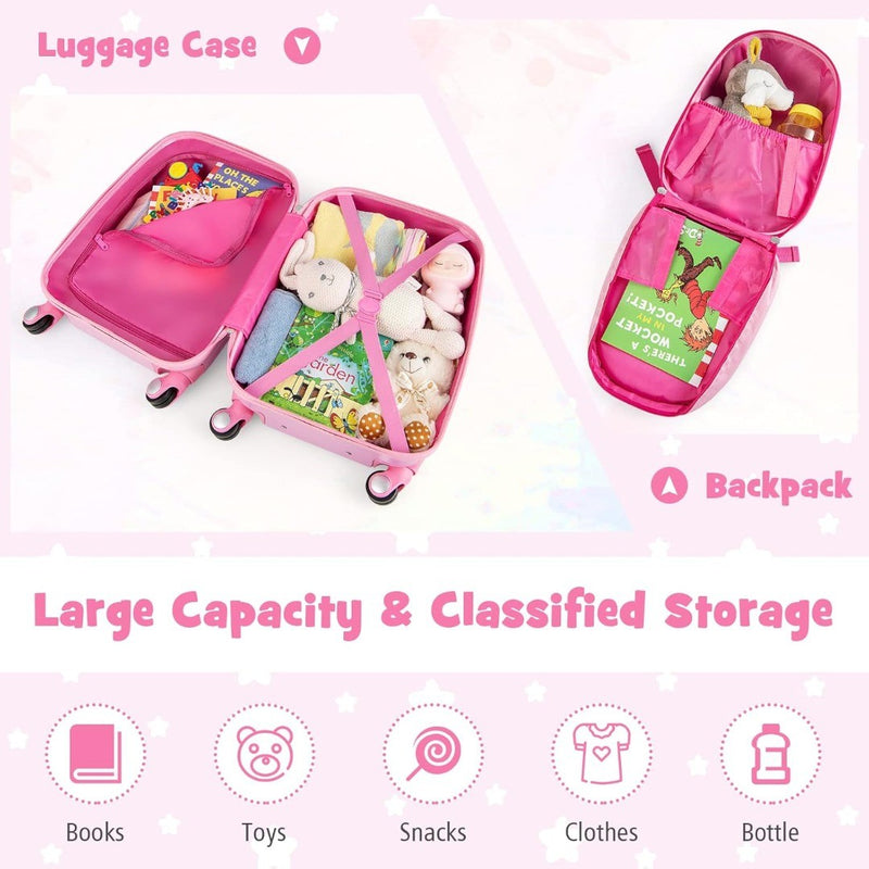 Unicorn Luggage Set 2 Piece 12" & 18"