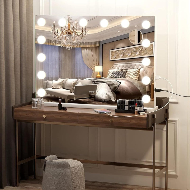 Hollywood Vanity Mirror with Lights 58×43cm