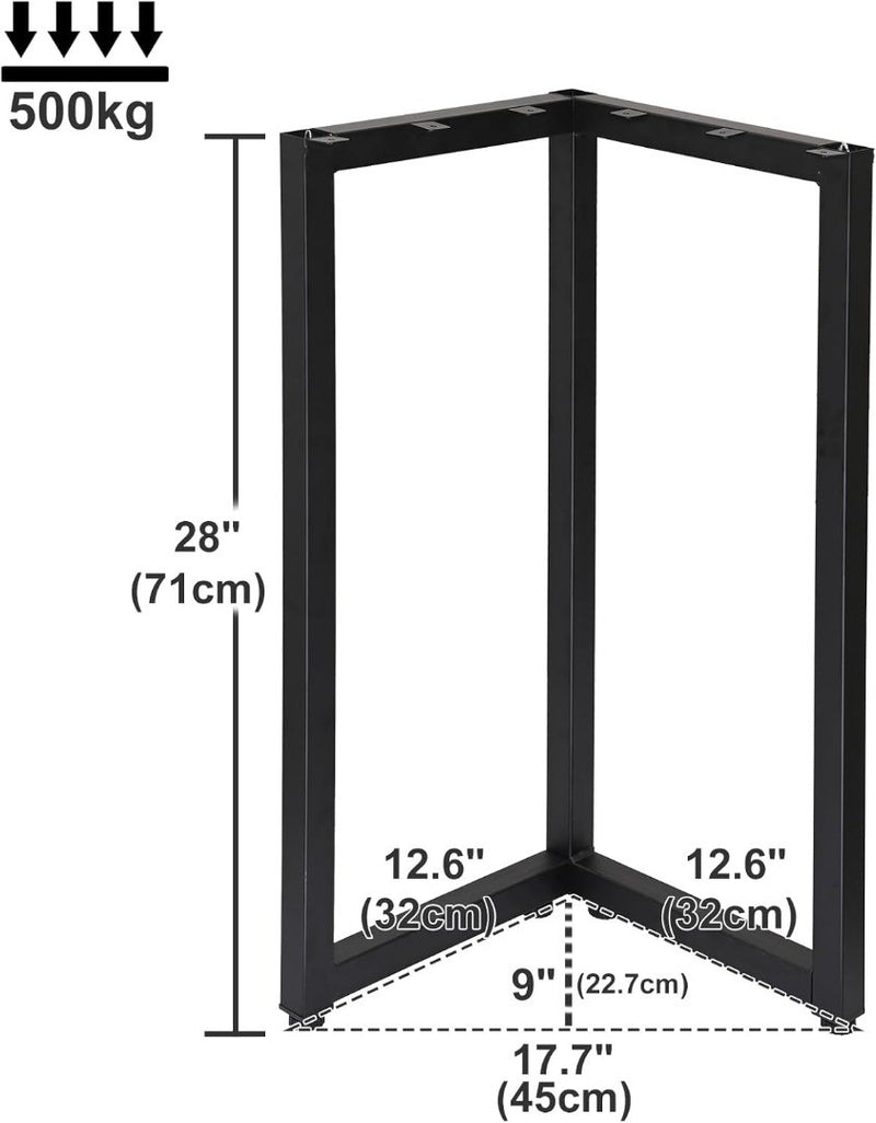 Table Legs Set of 2, Industrial Furniture Legs