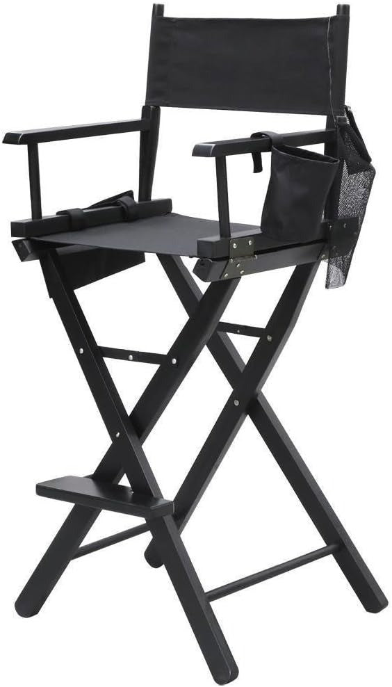 Artist telescope Director Chair-Heavy Duty Portable Folding Makeup Artist chair.