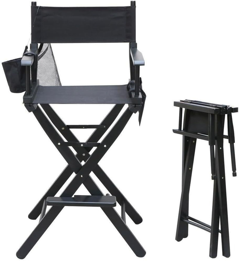 Artist telescope Director Chair-Heavy Duty Portable Folding Makeup Artist chair.