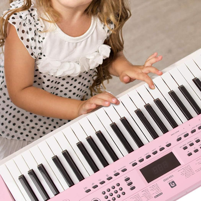 Vangoa Piano Keyboard 49 Keys Portable Premium Electronic keyboard for Beginners