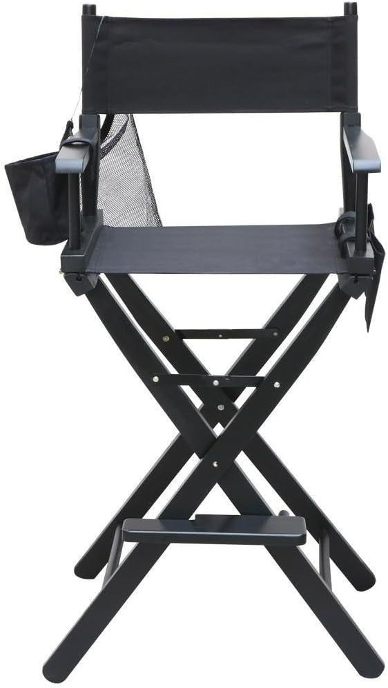 Artist telescope Director Chair-Heavy Duty Portable Folding Makeup Artist chair.