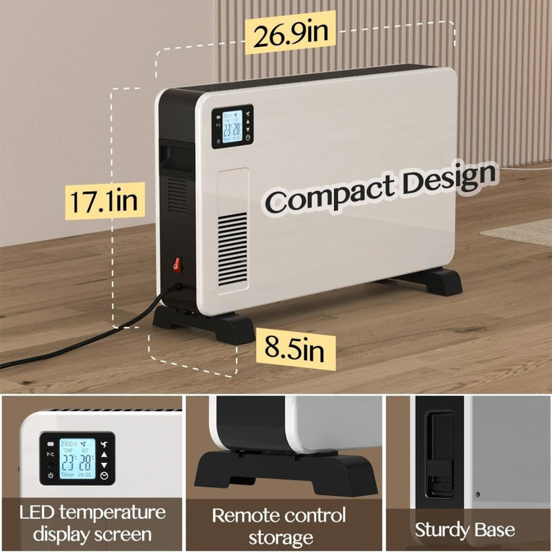 Convector Heater 2300W With Remote LCD Display