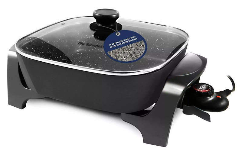 Elite Gourmet Electric Skillet EG6201 – Non-Stick