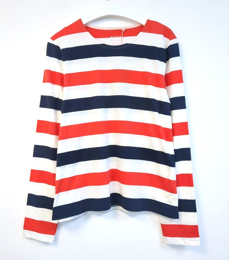 BODEN Bea Long Sleeve Breton Top UK 16