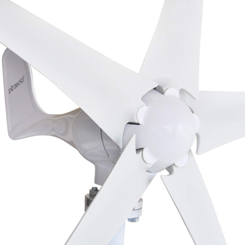 Pikasola Wind Turbine Generator Kit 400W 12V with 5 Blade, with Charge Control