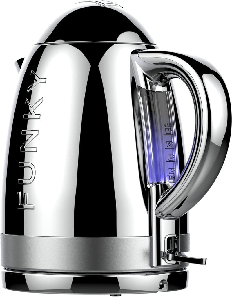 Retro Kettle, Large 1.7L Capacity- Chrome