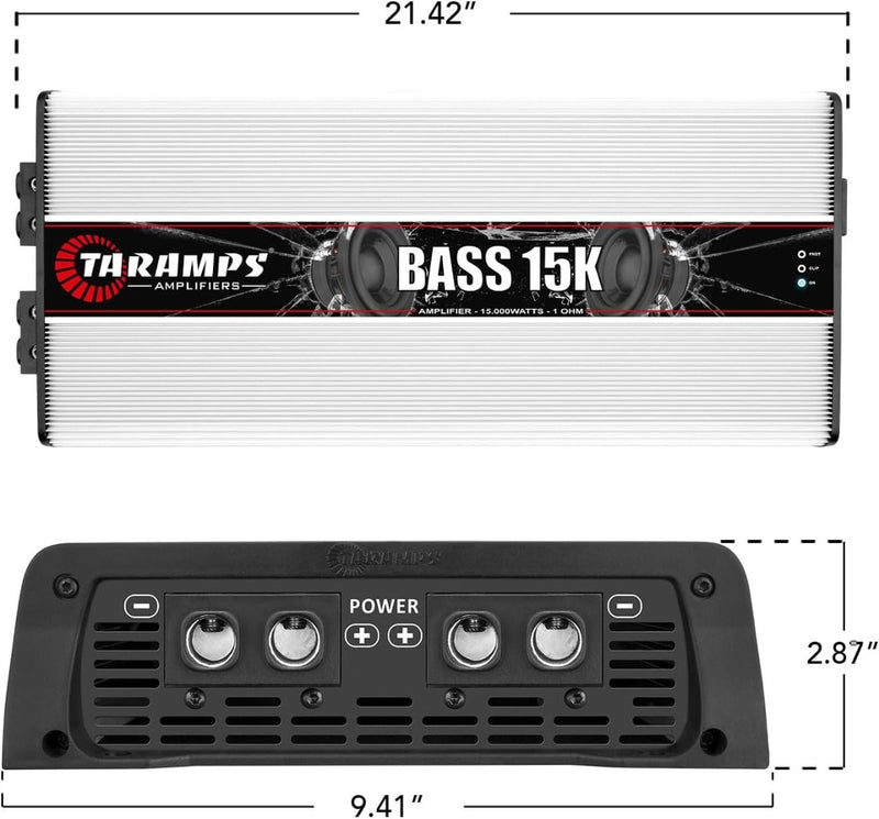 Taramps BASS 15K 1 Channel 15000 watts RMS Sub-bass and Bass Responses