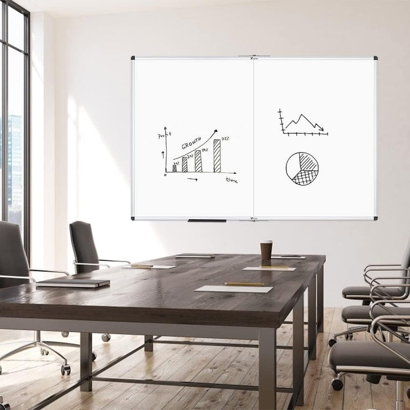 Large Dry Erase Whiteboard 48x36 Inches