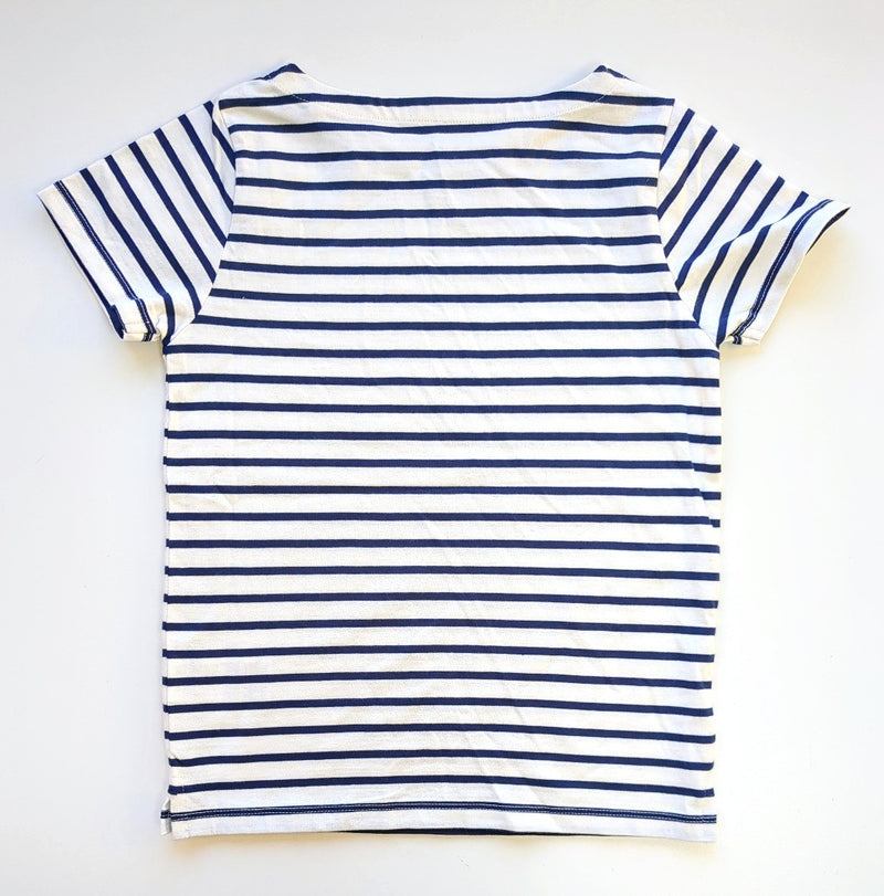 MINI BODEN Pack 2 Short Sleeve Breton Top Age 8-9 Yrs