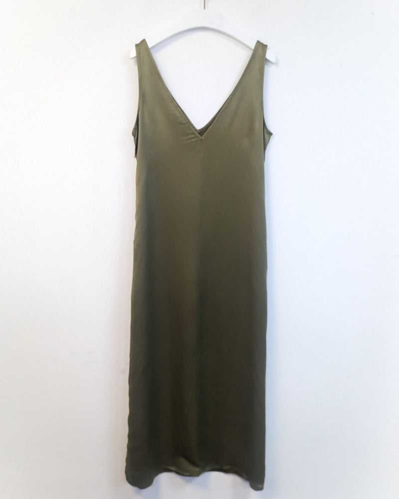 BODEN Satin Slip Maxi Dress UK 12P