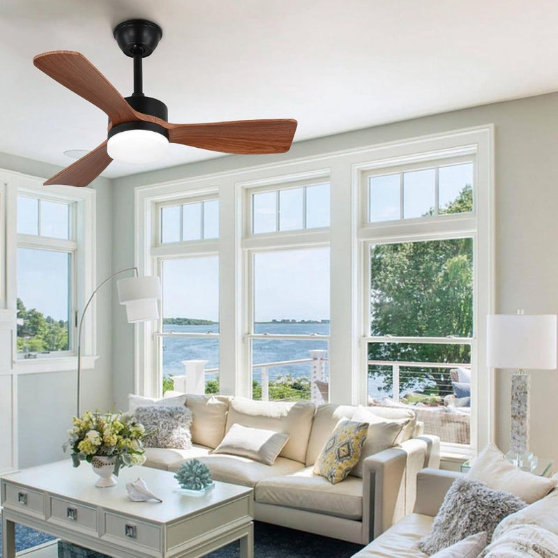 Ceiling Fans with Lights and Remote,36 Inch Low Profile Ceiling Fan