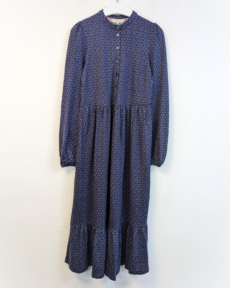 BODEN Buttoned Jersey Midi Dress UK 8R