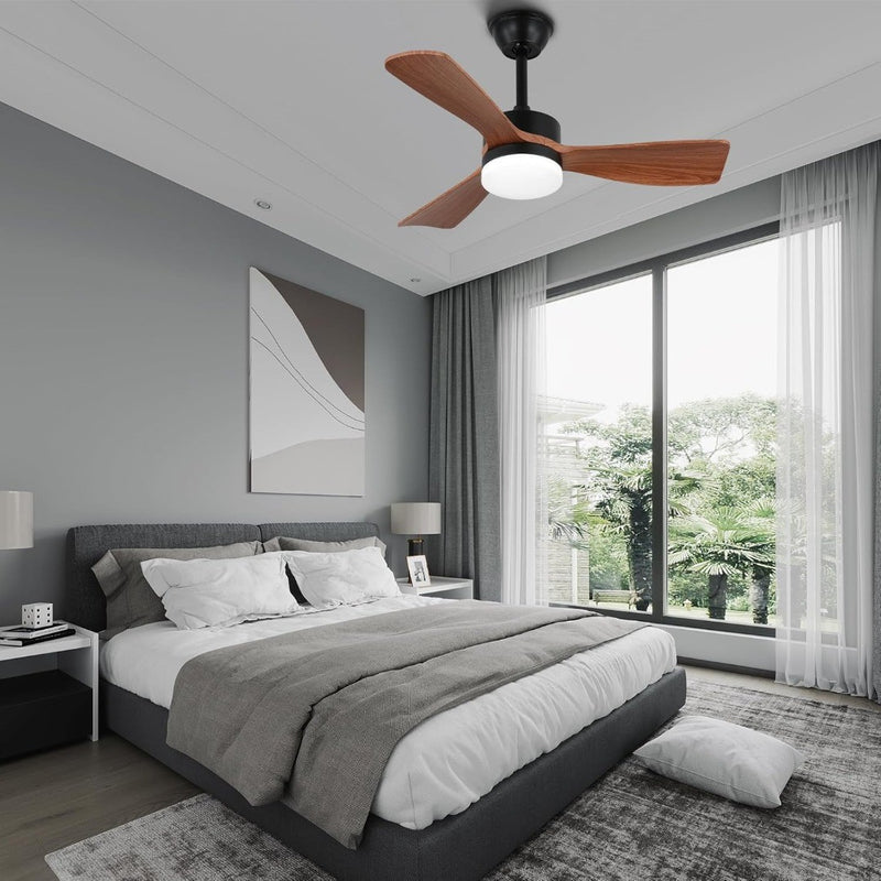 Ceiling Fans with Lights and Remote,36 Inch Low Profile Ceiling Fan