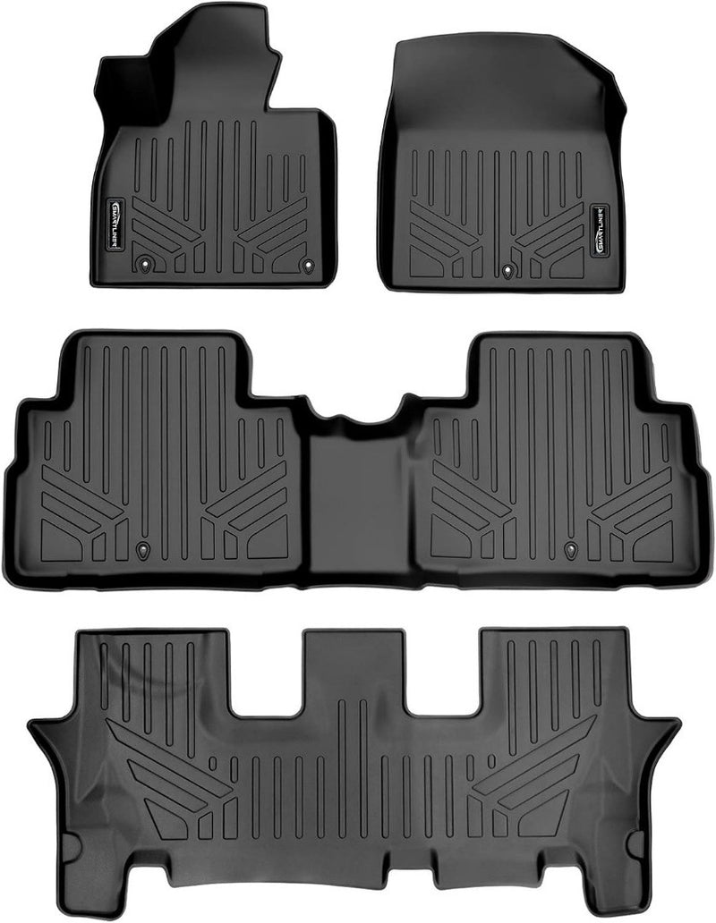 Custom Fit Floor Mats 3 Row Liner Set