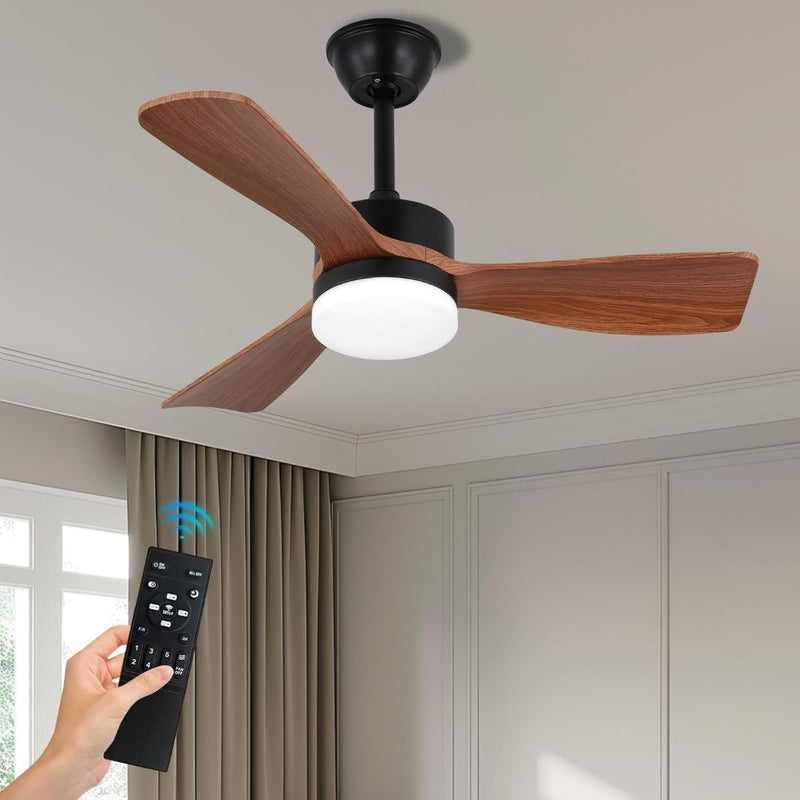 Ceiling Fans with Lights and Remote,36 Inch Low Profile Ceiling Fan