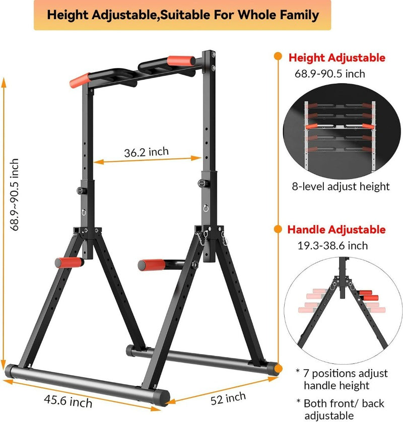 Foldable Power Tower - Pull-Up