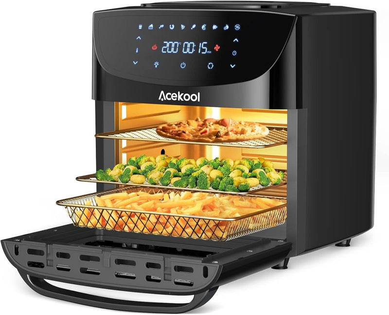 Air Fryer Oven Digital Acekool FT1 18L Large Oil Free Touch Screen 1800W Mini Ov