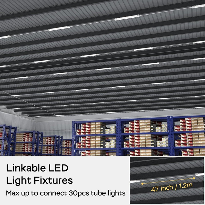 6000k Led Batten Ligh, 5FT 150CM 45W Plug in Wall Led Batten Light