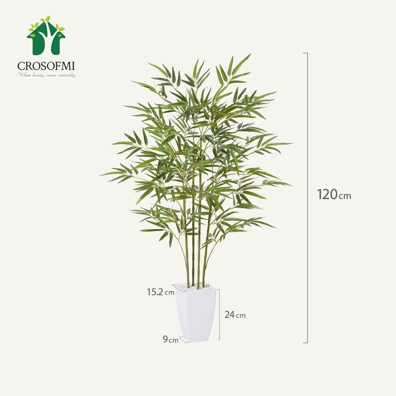 Artificial Plant Bamboo 120cm  Plants Large Like Real(1pack)